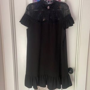 Tahari Black Lace Dress